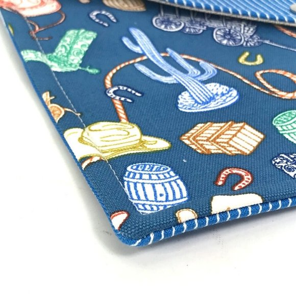 authenticity guaranteed HERMES flat Western Company GM envelope case - Picture 8 of 16